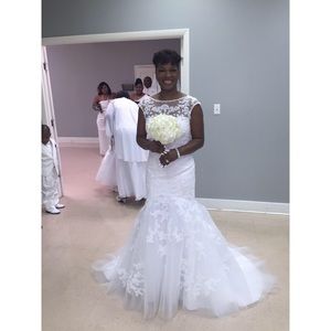 Casablanca Imperial White Wedding Gown 2110